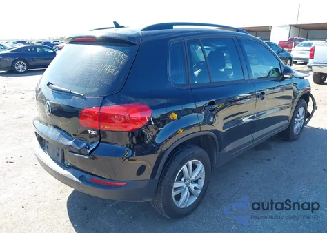 2017 Volkswagen Tiguan 2.0T/2.0T S из США, поврежденный, VIN WVGAV7AX4HK021603